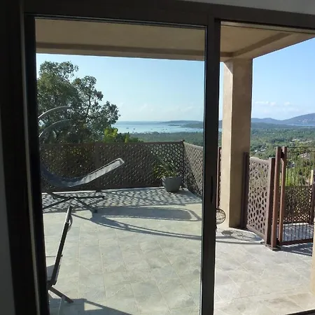 Superbe Maison Vue Mer A 180° Et Piscine Chauffee Dominant La Baie De San Ciprianu Villa